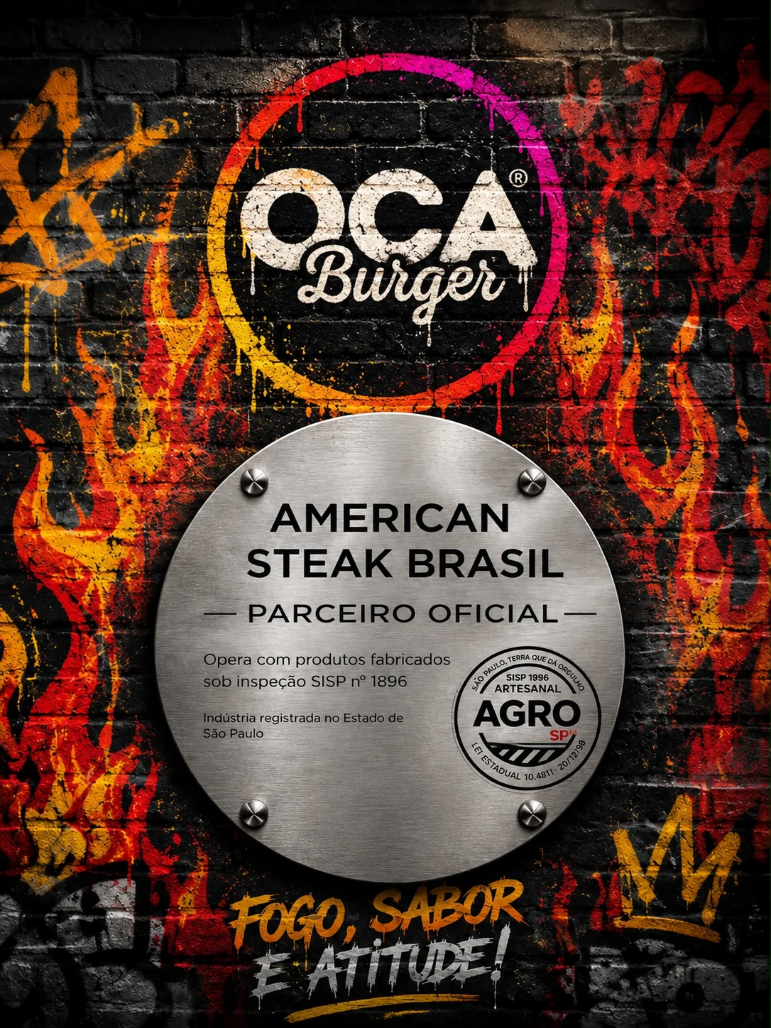 Mural de parceiro Oca Burger